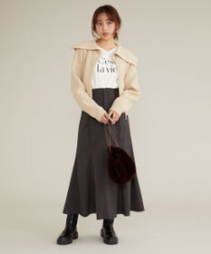 Feroux 【洗える・古畑星夏さん着用】フルジップ ニット