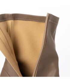 MODE ET JACOMO <carino>【レイン対応】ストレッチヒールブーツ （ブラック）