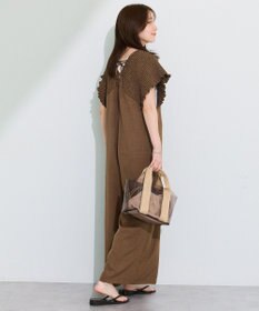 Green Parks シャーリングサロペット