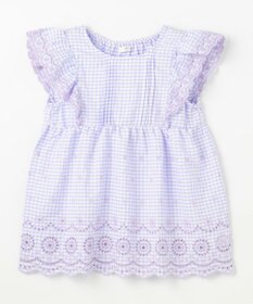 ANY KIDS ひんやり レース刺繍ブラウス