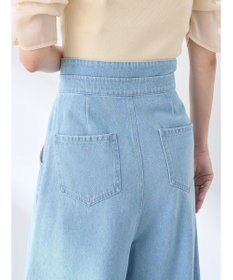 earth music&ecology ダブルベルトデザインワイドパンツ