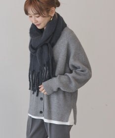 AMERICAN HOLIC バイパチラメ入りＶネック片畦ニットカーディガ