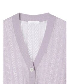 Green Parks すかし編みニットカーディガン