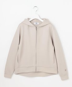 J.PRESS LADIES ダンボールジャージー ジップアップ パーカー