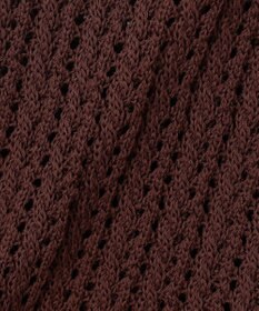 uncrave シースルーケーブルニット パンツ