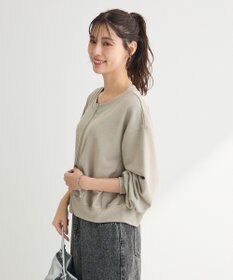 Green Parks ウ゛ィンテージ風ｚｉｐ裏毛カーディガン