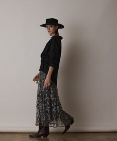 GRACE CONTINENTAL シアー2wayウエスタンシャツ