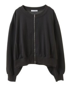 Green Parks ウ゛ィンテージ風ｚｉｐ裏毛カーディガン