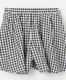 組曲 KIDS 【110-140㎝】フレアーギンガム ショートパンツ