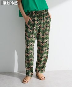 Green Parks 柄イージーパンツⅢ（テーパード）