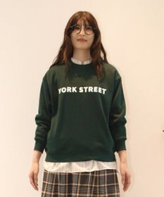 J.PRESS YORK STREET 【UNISEX】裏毛ベーシックロゴ スウェット