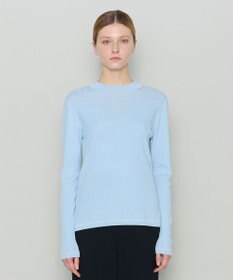 JOSEPH 【洗える】ウールリブ　ラウンドネックニット