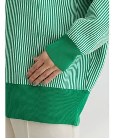 Green Parks ストライプＪＱカーディガン