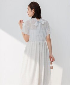 組曲 【WEB限定・2WAY】サッカードビードットプリント ワンピース