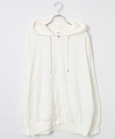 WEGO 【SCHOOLITEM】ルーズフィットジップパーカー