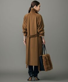 自由区 L 【SHIHOさん着用】Super100sライトビーバーロング コート