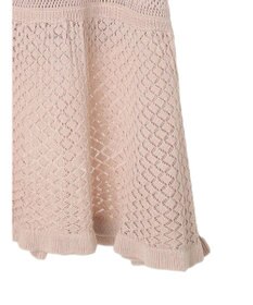 earth music&ecology ２点ＳＥＴ透かし編みカーディガン＋裾フレアスカート