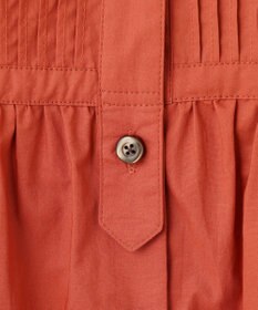 J.PRESS YORK STREET 【WOMEN】コットンバンドカラー ブラウス