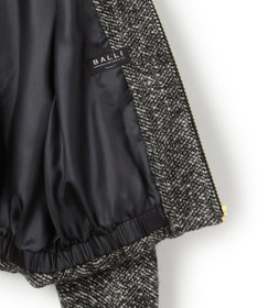 23区 S 【STORY11月掲載】BALLI ヘリンボーンツイード ノーカラー ブルゾン