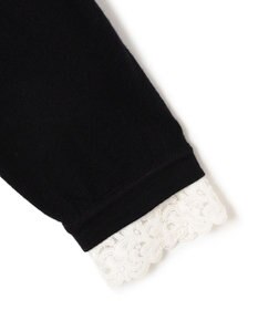 23区 【洗える】エンブロイダリー フラワーレースコンビ ニット