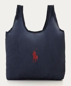 MOONBAT POLO RALPH LAUREN(ポロ ラルフローレン)ポロポニー ポケッタブル レインバッグ Sサイズ 無地 ストラップベルト付き