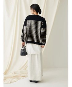 CRAFT STANDARD BOUTIQUE 洗えるモールニットボーダープルオーバー