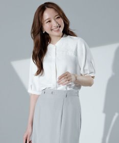 ANY SIS 【洗える】ヨークレース ブラウス
