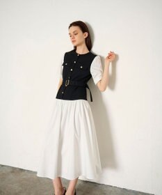 GRACE CONTINENTAL レイヤードコンビワンピース