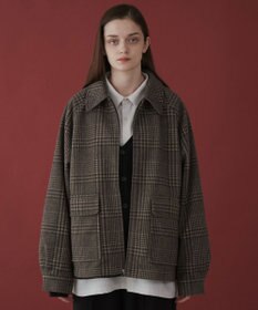 WEGO 【ユニセックス着用ITEM】メルトンショートZIPブルゾン