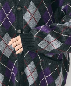 CRAFT STANDARD BOUTIQUE アーガイル柄カーディガン