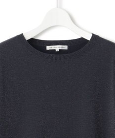 23区 【洗える】レーヨンポリエステルストレッチ プルオーバー ラメニット