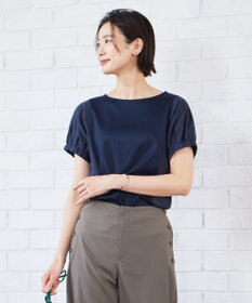 J.PRESS LADIES 【接触冷感・吸水速乾】MULTI EFFECT JERSEY フレンチスリーブ ドルマン カットソー