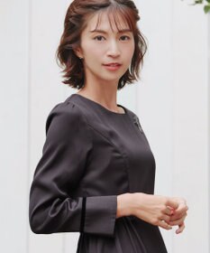 Tiaclasse 【安田美沙子さん着用・金属アレルギー対応】パール付きクロスピアス／イヤリング