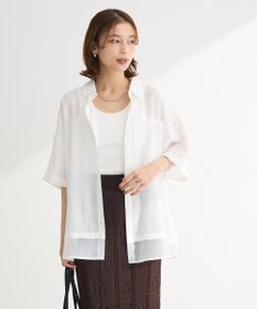 Green Parks 裾レイヤードショートスリーブシャツⅡ