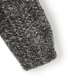 23区 S 【STORY11月掲載】BALLI ヘリンボーンツイード ノーカラー ブルゾン