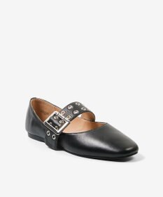 STEVE MADDEN ATLANTICA メタルバックルフラットシューズ