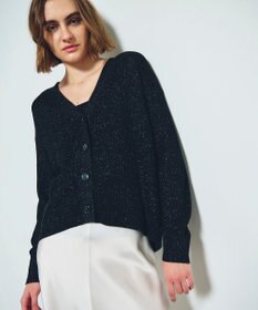 GRACE CONTINENTAL ラメニットカーディガン