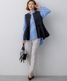 23区 【セットアップ対応】トリアセダブルジョーゼット パンツ