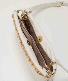 TOPKAPI 【TREASURE TOPKAPI】スムース レザー チェーン付き スワローマチ ミニ ショルダー バッグ