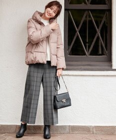 ANY SIS 【保温性あり/洗える】サーモ 2WAYストレッチ ワイドパンツ