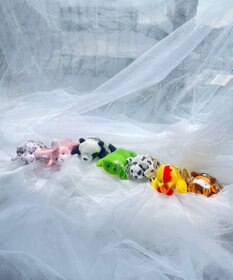 WEGO ひっつきあにまるぬいぐるみキーホルダー