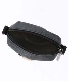 LeSportsac DENIM PHONE CROSSBODY/ブラックデニム/レオパードシェルパ