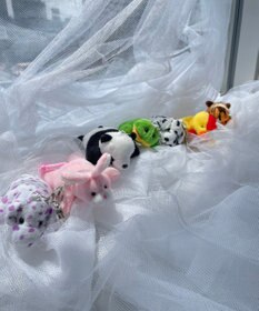 WEGO ひっつきあにまるぬいぐるみキーホルダー