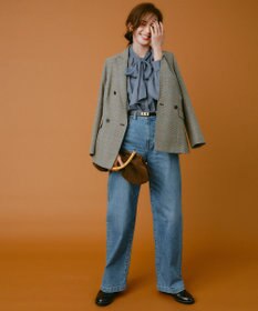 J.PRESS LADIES S モナベールツイル チェック ダブル ジャケット