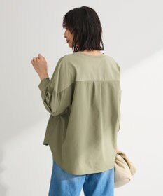 Green Parks ７分袖サイドシャーリングドッキングプルオーバ