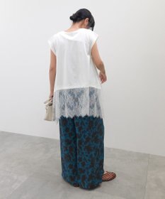 Green Parks 裾レースイレヘムフレンチＴシャツ