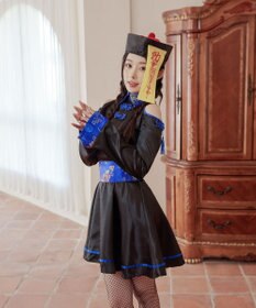 WEGO 【ハロウィン＆コスプレ】肩出しキョンシー