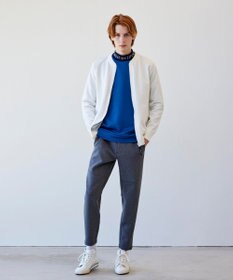 23区GOLF ウォッシャブルでお手入れも楽！【23Fondation/MEN】ニットブルゾン