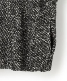 23区 S 【STORY11月掲載】BALLI ヘリンボーンツイード ノーカラー ブルゾン