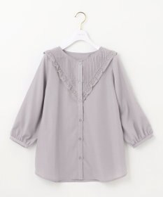 ANY SIS 【洗える】レースフリル ブラウス